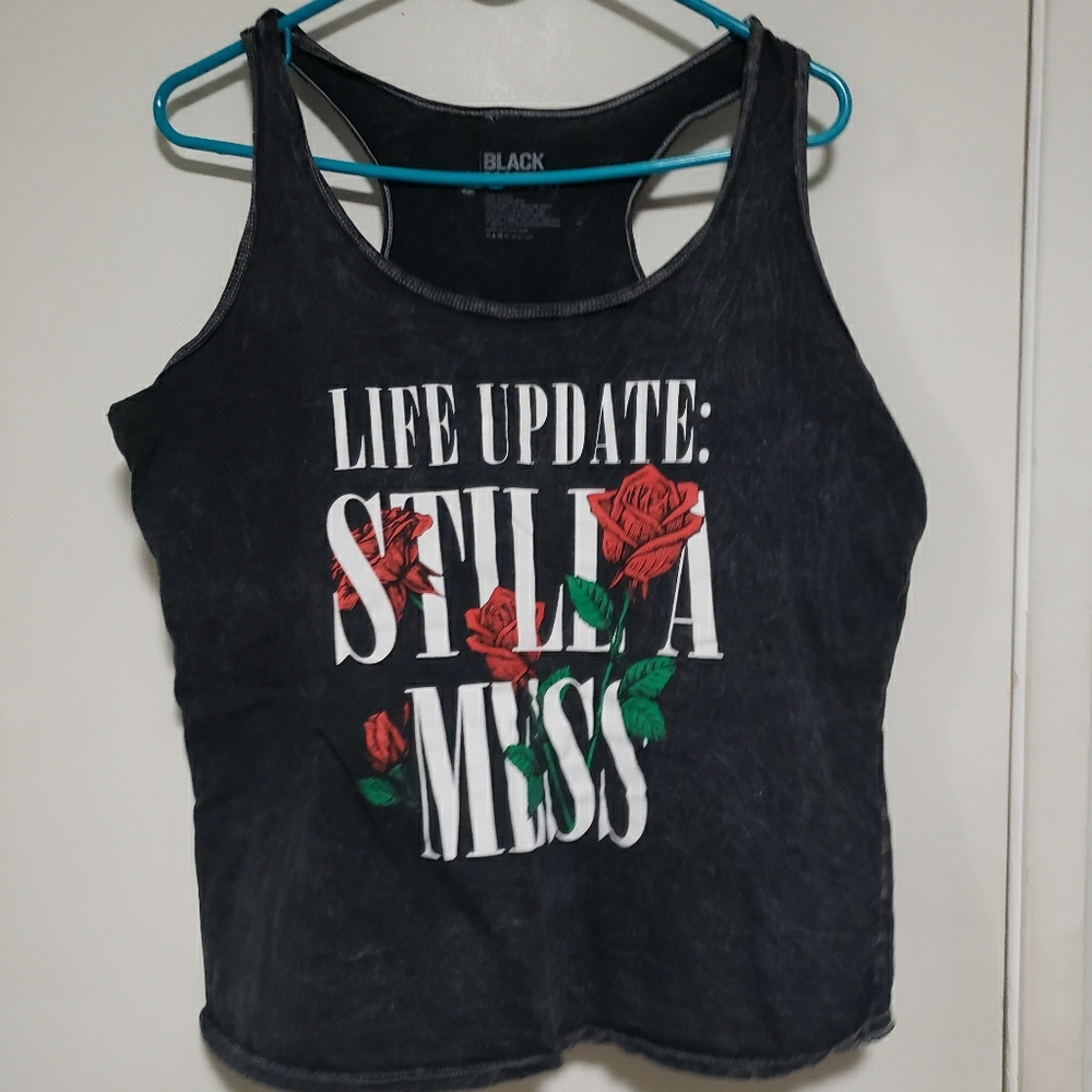 Black matter brand tank top